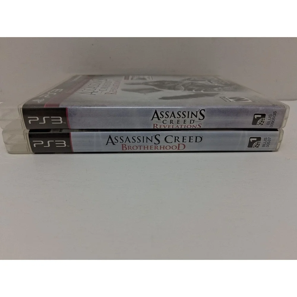 Sony PlayStation 3 Assassins Creed Brotherhood & Revelations Lot Of 2 Missing...